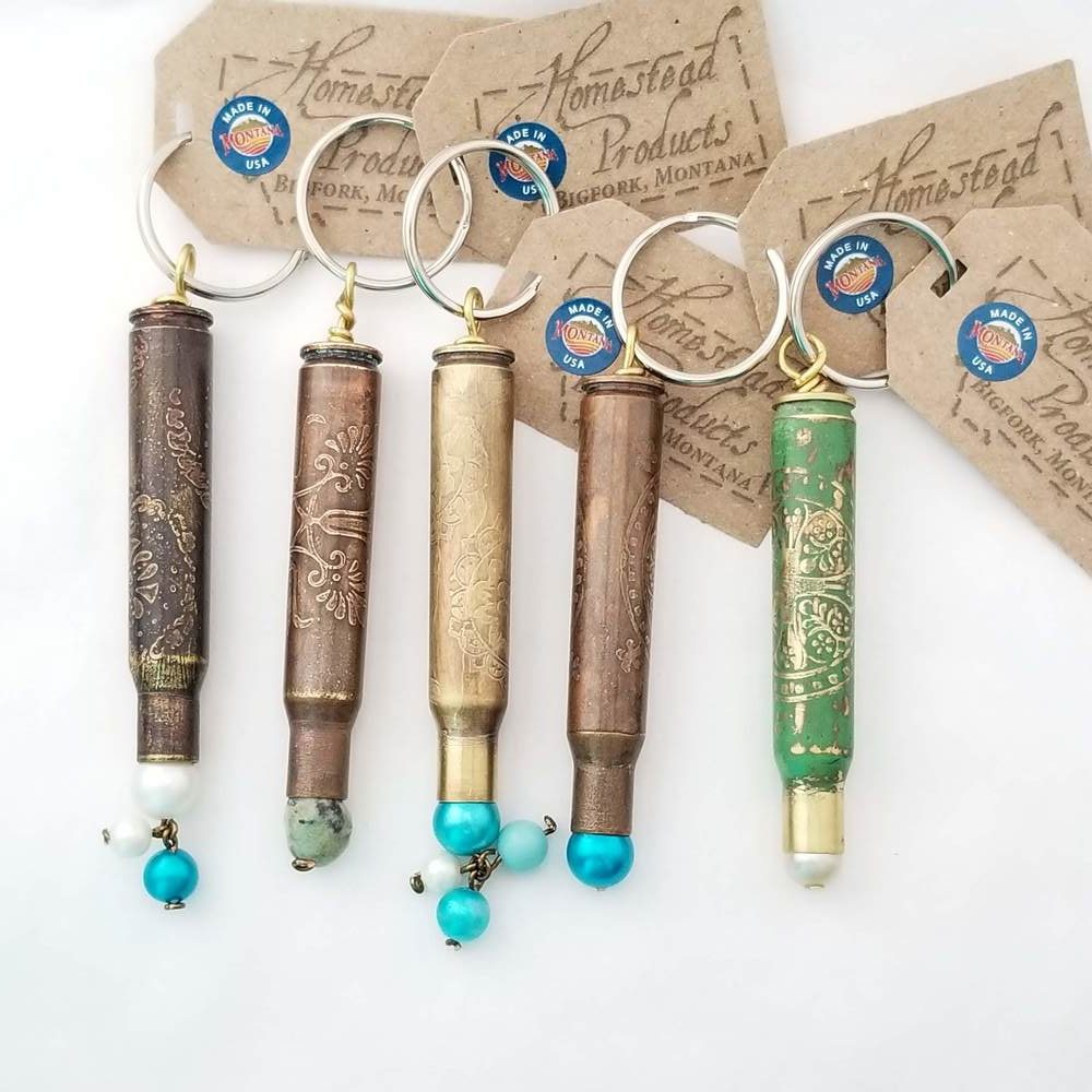 Ammo and Bead Key Chains