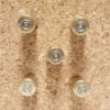 Fired Brass, Ammo Push Pins, 9mm