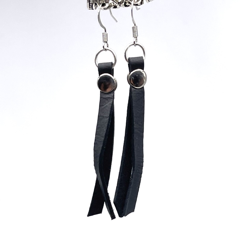 Long Deerskin Lace Earrings