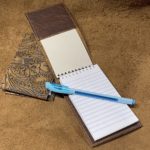 Leather Flip Top Notebook Cover
