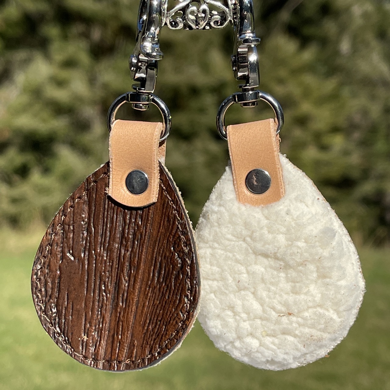 Leather Fly Fishing Clips