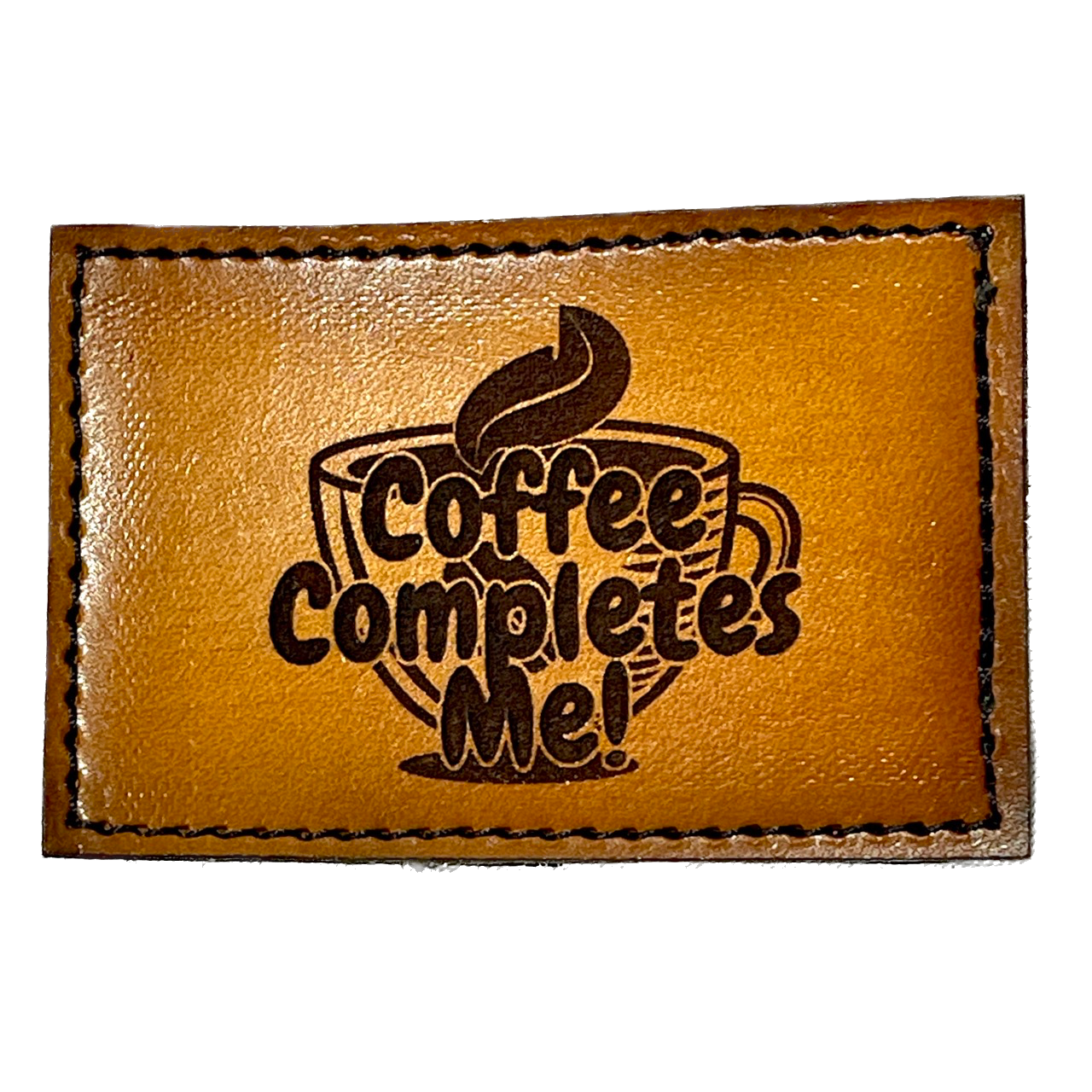 Leather Hat Patches - Coffee