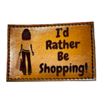 Leather Hat Patches - I'd Rather Be