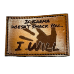 Leather Hat Patches - Karma