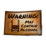 Leather Hat Patches - Alcohol Related