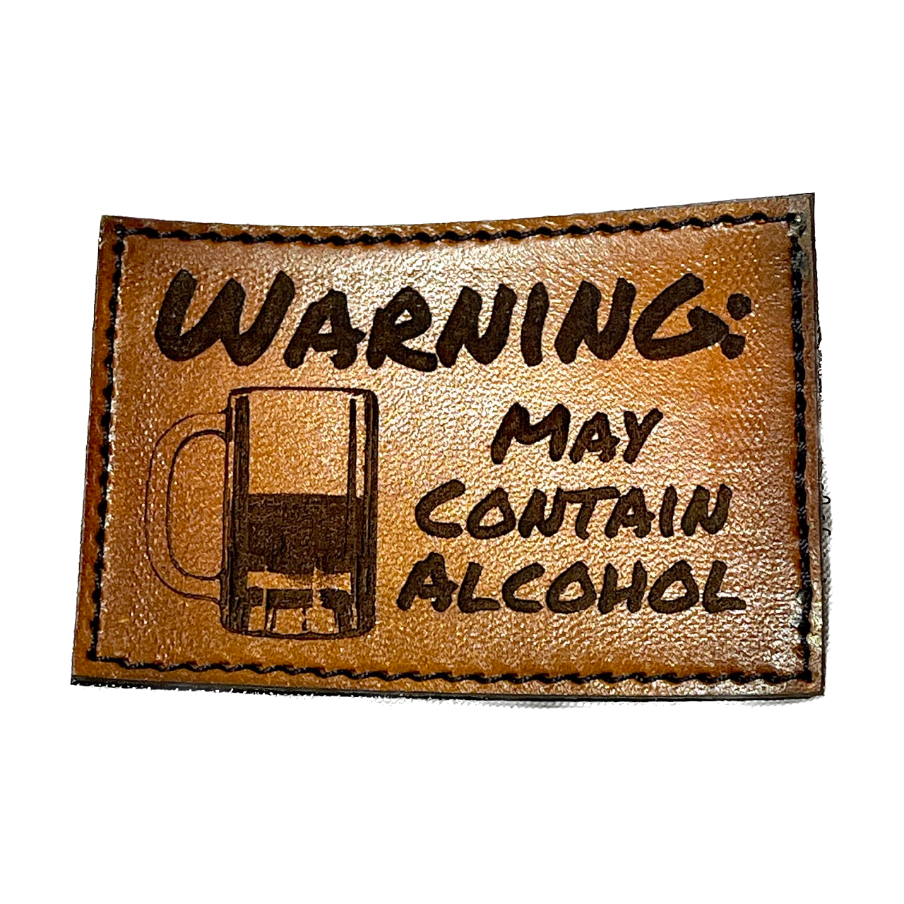 Leather Hat Patches - Alcohol Related