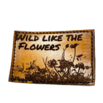 Leather Hat Patches - Flowers