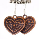Celtic Heart Knot Earrings