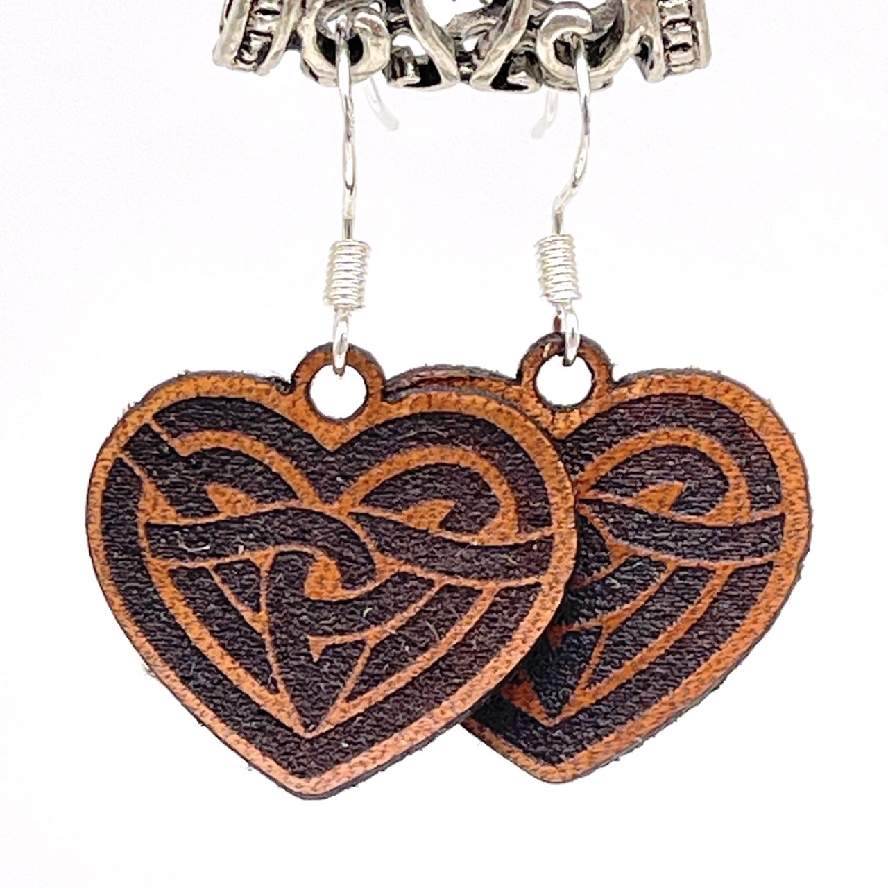 Celtic Heart Knot Earrings