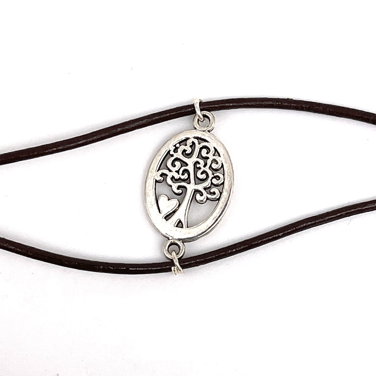 Leather Cord Bracelet - Spread with Tree of Life