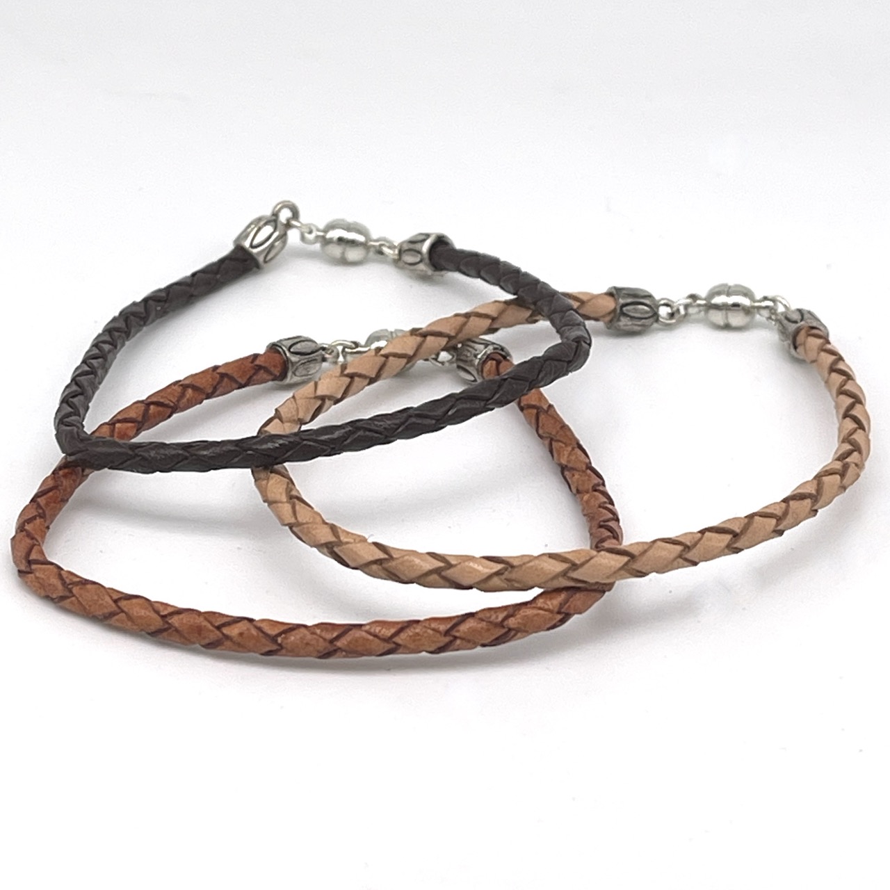 Braided Leather Bracelets