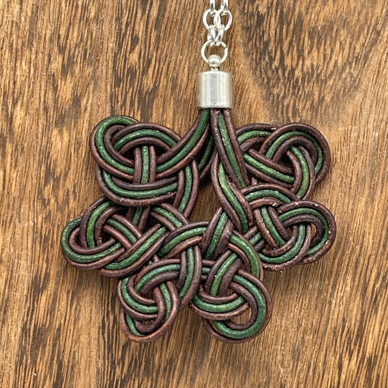 Celtic Style Knotted Leather Corded Necklaces