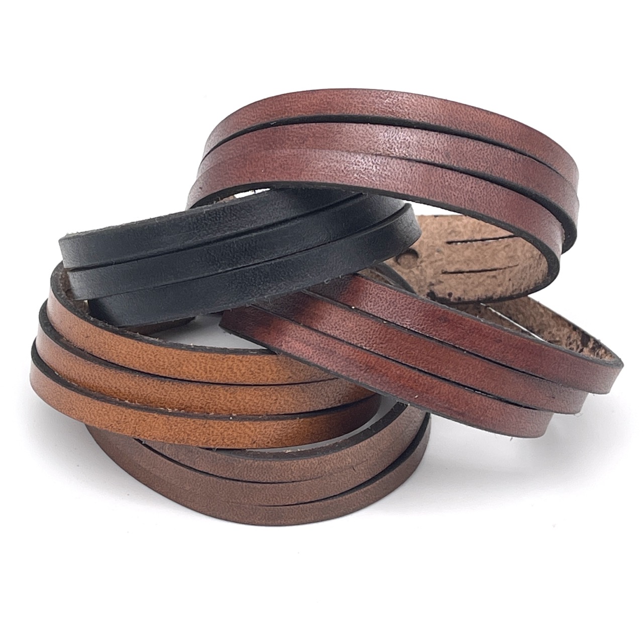 Triple Strap Leather Bracelets