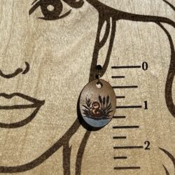 Leather Earrings: Adorable Duckies Swimming in a Colorful Pond