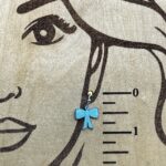 Delicate Bow Leather Earrings