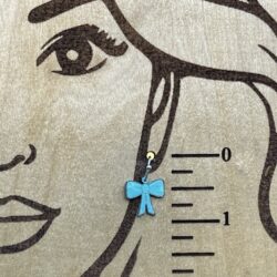 Delicate Bow Leather Earrings