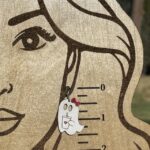 Ghosts Need Coffee Too Leather Earrings