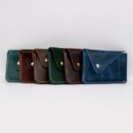Leather Credit Card Wallet with Flap