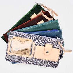 Leather Purse with Pockets