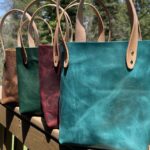 Leather Micro Tote – Handcrafted in Montana