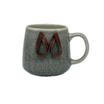 Leather Earrings - Double Strand Leather Teardrops