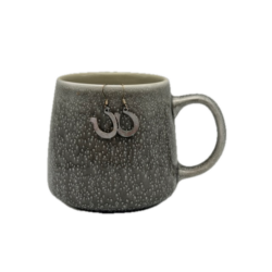 Leather Horseshoe Earrings