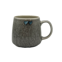 Leather "Diamond" Earrings