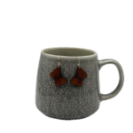 Hand-Tooled Leather Butterfly Earrings