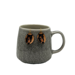 Leather Horse Earrings