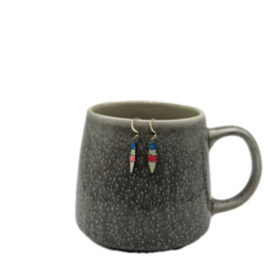 Leather Ice Cream Earrings